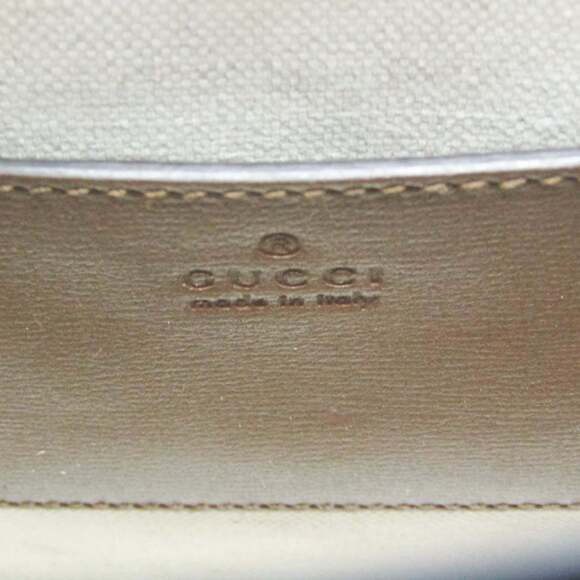 GUCCI Authentic Brown Leather Shoulder Bag - Picture 13 of 14